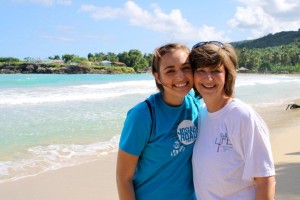 Me & Julie in Haiti- 2011