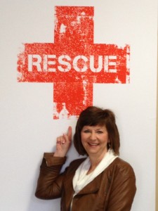 Julie with Rescue