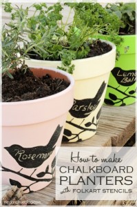 chalk pots